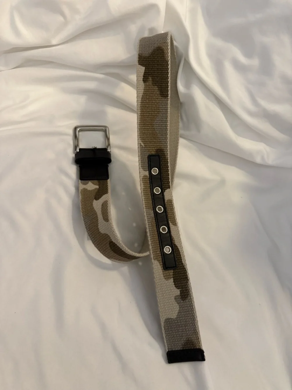 NWT Lucky Brand Men's Camo Webbed Belt Size 32